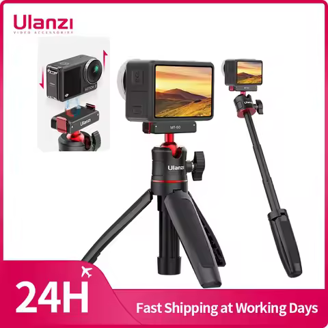 Ulanzi MT-50 Extendable Magnetic Tripod for OSMO Action 3 4 Quick Release Handle Monopod DJI OSMO Ac
