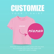 B1T1 Mermaid Text DIY T-shirt