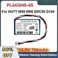 14.8V 700mAh Rechargeable Li-Ion Battery for HUTT W55 W66 DDC55 G104 PL443048-4S Hutter Glass Cleani