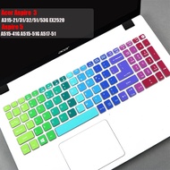 Silicone Keyboard Cover for Acer Aspire  3 A315 51 53 51G 53G EX2520 Aspire 5 A515-41G A515-51G A517-51 15.6 Inch Laptop Protector Skin