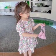 Girls Dress Children's Dres Kids Prinses Mididress Skirt Baby Girl 10-14 Years Minidress Driss Premi