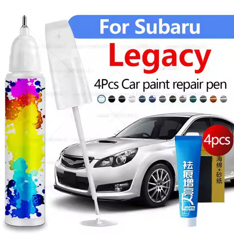 Car Paint Repair Pen For 1990-2025 Subaru Legacy Paint Scratch Repair Accessories 4PCS Black D4S Whi