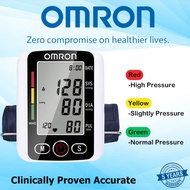 Omron Blood Pressure Monitor Digital Wrist Large Screen High Precision Upper Arm BP with Charging Ca