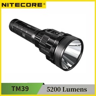 NITECORE TM39 Rechargeable Flashlight 5200Lumens Searchlight With OLED Real-Time Display High Perfor