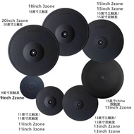 9inch 13inch 15inch  3zone Lemon drum cymbal 13" ride cymbal with choke full covered for electronic 