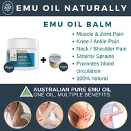 Emu Tracks Emu Oil Balm 95g + 15g fr Australia. 100% Natural Pain Relief Balm for joints & muscles.