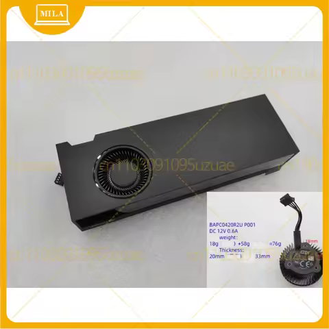 for Nvidia RTX A2000 a2000 6GB 12GB professional graphics card fan