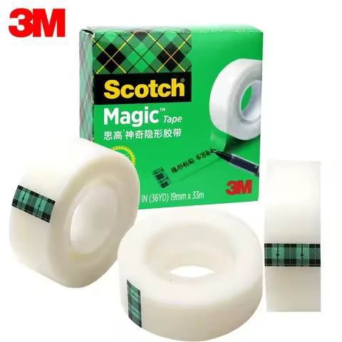 3M Magic Tape 810, 3M Scotch Invisible Tape, Home Office Supplies and School Supplies for College an