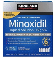 Kirkland Minoxidil 5% Topical Solution Hair Grower Serum Fast Hair Growth