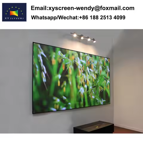 Formovie theater XYScreens Upgrade Premium 4K Ultra short throw Projector Screen ALR UST PET Crystal