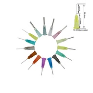Bayonet dispensing needle 14G, 16G, 18G, 19G, 20G, 21G, 22G, 23G, 24G, 25G, 26G, 27G, 28G, 30G preci