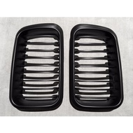 Matte Black Single-Line Water Tank Cover Nose Mesh Replaceable Plastic Suitable For 92-96 E36 SEDAN 