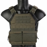 Emergongear Tactical Vest Military Jum Plate Carrier JPC ยุทธวิธีเสื้อกั๊ก 2.0 Molle ROC อุปกรณ์ป้อง