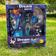 School Supplies Set 7 Piece Type 1, School Supplies Set with Many Lovely Patterns KIMDONGSHOP