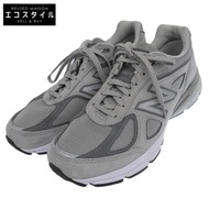 New Balance 美國製造 990v4 Core 運動鞋，男款，灰色，尺寸 27.5cm（美國），U990GR4 9 1/2（美國）[二手]