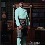 BAJU MELAYU SENNA ( SAGE GREEN ) ELRAH EXCLUSIVE