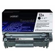 ตลับหมึกเลเซอร์ HP 12A ( HP Q2612A ) สีดำ ฺBLACK Original Toner Cartridge ใช้ได้กับเครื่อง HP Laser