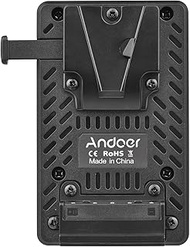 Andoer V-Lock V-Mount Battery Plate to NP-F Dummy Battery Adapter for Sony PXW-Z150 HXR-MC2500 MC150