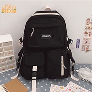 Backpack - Ulzzang bookbag with many compartments for school, work, travel, laptop bag B0175 Unisex 