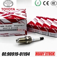 หัวเทียน PK20TR11 90919-01194สำหรับ Alfa Romeo 145 146 147 155 156 GT GTV Toyota Camry Supra Avensis