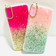 Oppo F7 F9 A59 A9 2020 A37 F11 F11 pro Variant Color Glitter Case With Gem Lens