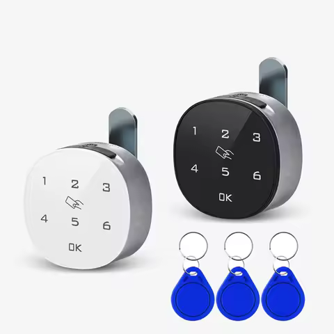 Zinc Alloy Electric Touch Keypad Digital Password RFID Card Cabinet Drawer Lock For Home Office Hote