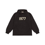 FEAR OF GOD ESSENTIALS 1977 KNIT HOODIE Iron Unused