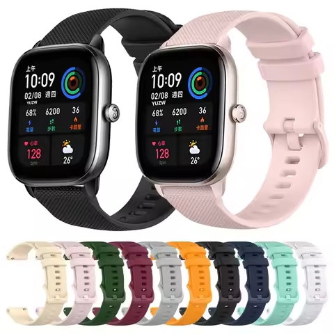 Replacement Strap For Amazfit GTS 4/2 Mini Strap Silicone Watchband For Amazfit GTS 3/4 Strap For GT