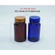 120 ml Medicine Bottle with Serrated Cap/120 ml Capsule Medicine Bottle/120 ml Capsule Bottle/Plain 
