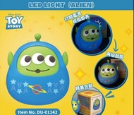Toy Story Alien LED Light Disney toystory反料奇兵PIXAR 三眼仔 開運招福達摩造型小夜燈拍拍燈床頭燈 聖誕禮物