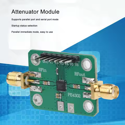 Electronic Component RF Attenuator Module Numerical Control Parallel Immediate Mode Electronic Compo
