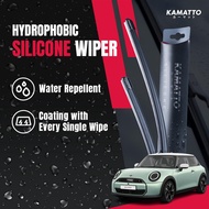 Kamatto Wiper Mini Cooper S 3-Door F66 Petrol (2024-Present) Hydrophobic Silicone Water Repelling Co