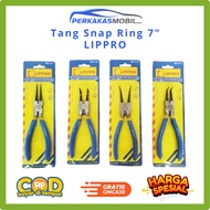 Snap Pliers 7" Straight CloseRing Straight Open/ Bent Close/ LIPPRO Open Bent/