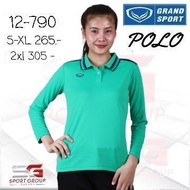 เสื้อโปโลแขนยาวหญิงแกรนด์สปอร์ต รหัส 12-790 Grand Sport PoLo