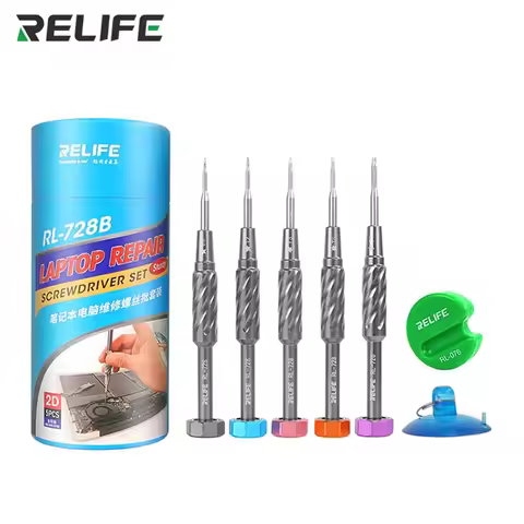 RELIFE RL-728A/728B 2D Diamond Edition Mobile Phone Repair Screwdriver Set, Portable, Suitable for L