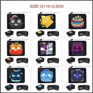 Squ6 Blox Fruits Cartoon Anime Zipper PU Wallet Coin Purse printing Multi functional Multi Card Card