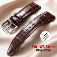 For IWC Portofino Mark Leather Strap Genuine Cowhide Soft Comfortable 20mm 22mm Watches Great for Bu