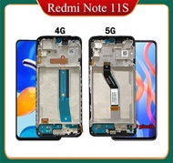 หน้าจอสัมผัส LCD 22031116BG ของแท้สำหรับ Xiaomi Redmi Note 11S 5G สำหรับ Redmi Note 11S 4G 2201117SG