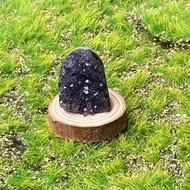 小小能量擺件-天然小小迷你滿天星紫晶鎮 紫水晶 辦公室 療癒