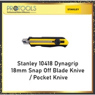 Stanley 10418 Dynagrip 18mm Snap Off Blade Knive / Pocket Knive