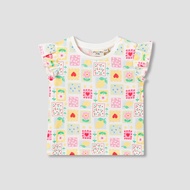 Babyshop Juniors Crew Neck Short Sleeves T-Shirt With Tile Print