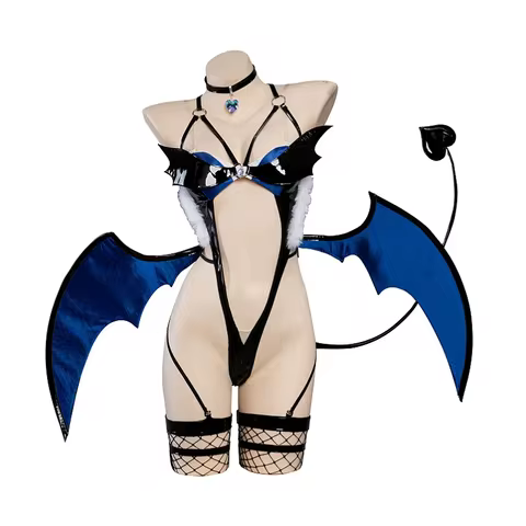 IN STOCK UWOWO Succubus Cosplay Ganyu Costume NSFW 18+ Genshin Impact Fanart Ganyu Cosplay Devil Hal
