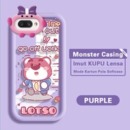 （Lokal Ready)Hontinga Case Casing Ponsel Untuk hp OPPO A3S A12E Realme C1 Casing Terbaru Kartun Imut