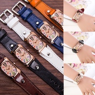 Digital Square Shell Watch Leather Belt Wrist Watch Ladies Elegant Version Simple Watch for Women