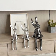 Influencer Desktop Light Luxury Style Decoration Home Sitting Posture Silver TV Cabinet Jewelry Mode