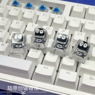 2025 ใหม่ Keycap Cartoon Anime Coal Ball SA สูง Customized Resin Drip Glue แสงผ่านได้สำหรับคีย์บอร์ด