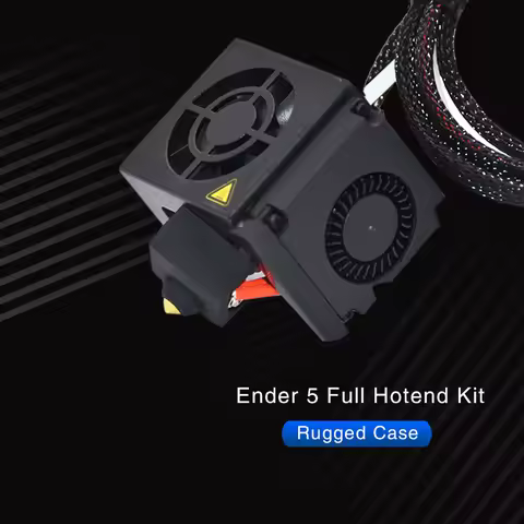 Ender 3/CR10 Hotend 12V 24V 40W Full Assembled Extruder Cooling Fan Kit with Silicone Cover for Ende