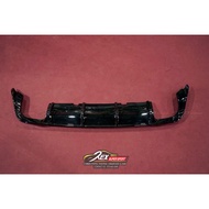 VW Volkswagen Golf Mk8 GTI R-Line Diffuser R Quad Exhaust ABS Gloss Black