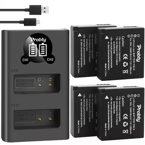 For Panasonic DMW-BLG10 DMW-BLE9 BLG10E Battery DMC-ZS60 DMC-ZS100 DMC-GX7 DMC-LX100 DMC-GF3 DMC-GF5