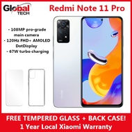 Xiaomi Redmi Note 11 Pro 4G 128GB + 8GB RAM (1 Year Local Xiaomi Warranty) (FREE : TEMPERED GLASS + BACK CASE)
